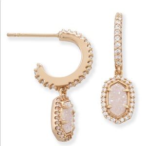 Cale Rose Gold Hoop Earrings Kendra Scott